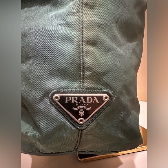 Prada Tessuto Plex Forrest Green Tote - Picture 8 of 13